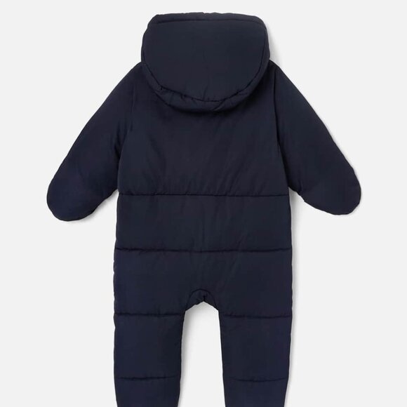 Jacadi Baby Boy Navy Blue One Piece Snowsuit 12M - Picture 4 of 13